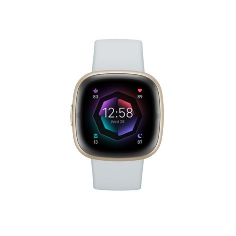 Inteligentny zegarek Fitbit Sense 2 Aluminium Niebieska mgła Odbiornik FitBit Pay GPS/GLONASS Wodoodporny - 4